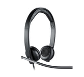 Logitech H650e Business Stereo Headset with Noise-Canceling Mic